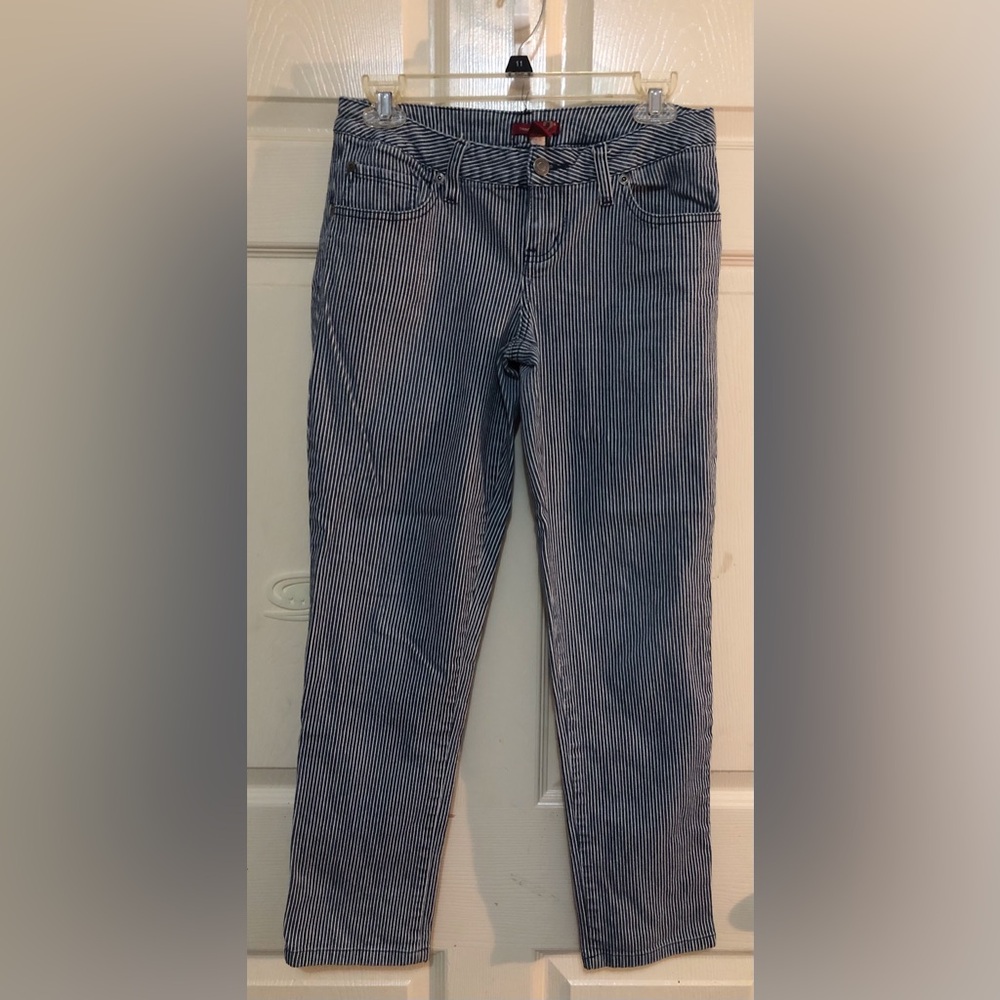 Twenty one size medium multi colored strip jeans